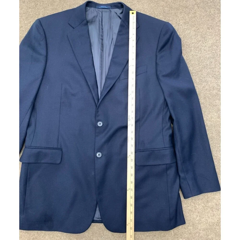 Joseph Abboud Blazer Mens 42R Loro Piana Wool Twill Textured Sportcoat Jacket